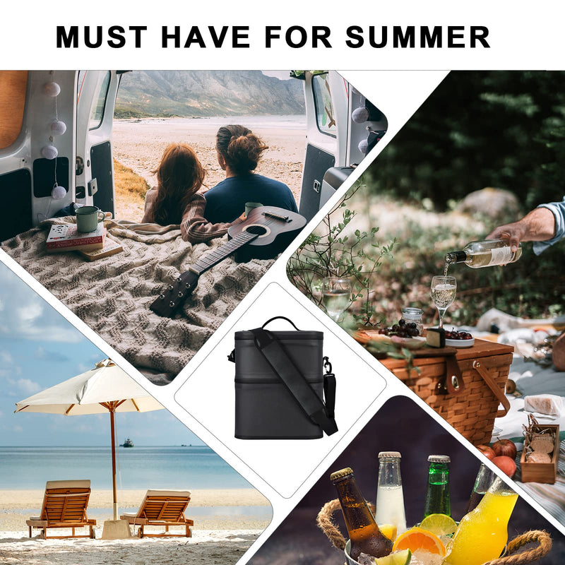 Load image into Gallery viewer, KingCamp LINDEMAN Double Layer Cooler Bag Insulated Leak Proof Soft Cooler Bag