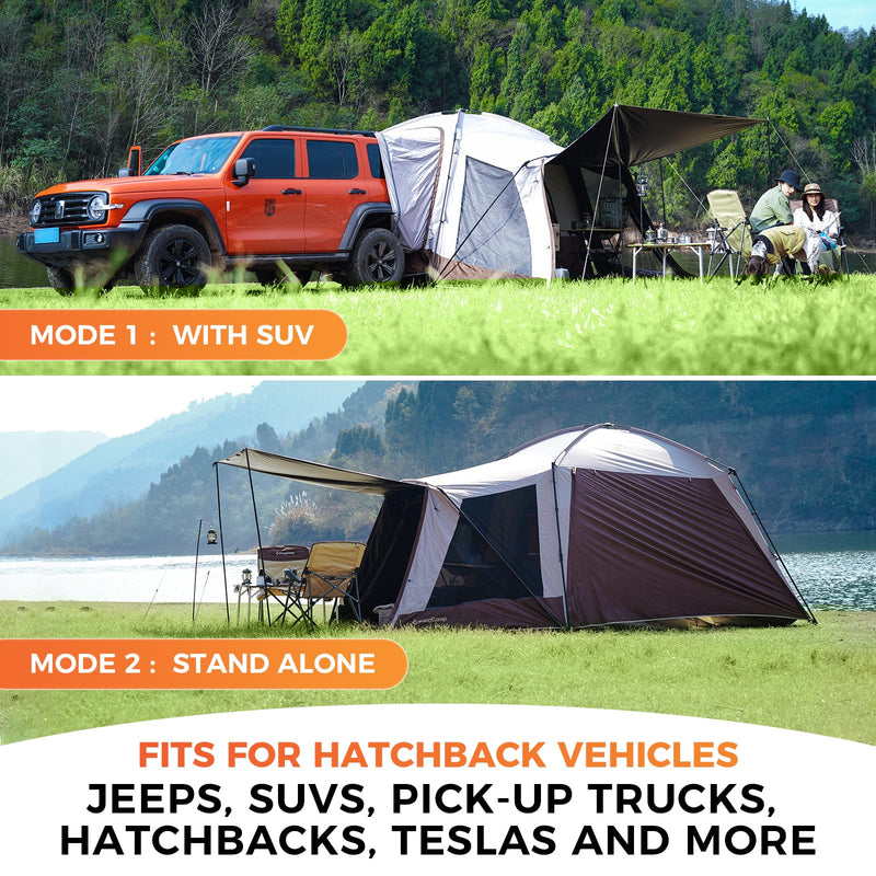 Load image into Gallery viewer, KingCamp Boundless X5 B Car-Integrated Camping Tent