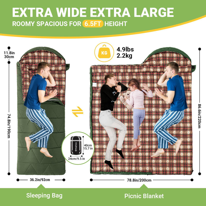 Cargue la imagen en el visor de la galería, Sacos de dormir KingCamp SUPERIOR 300