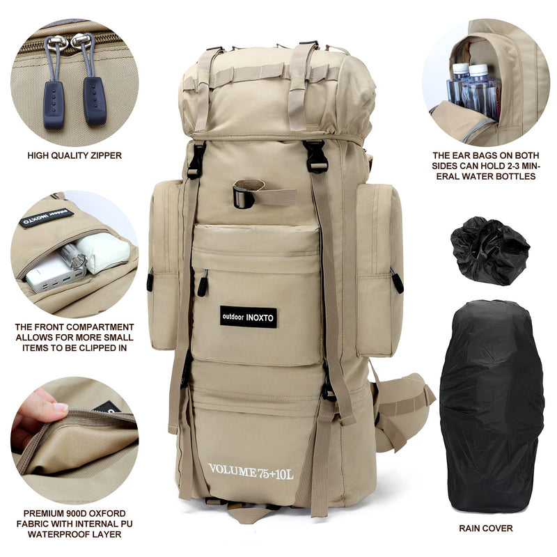 Load image into Gallery viewer, 85L Lightweight Internal Frame Hiking Backpack