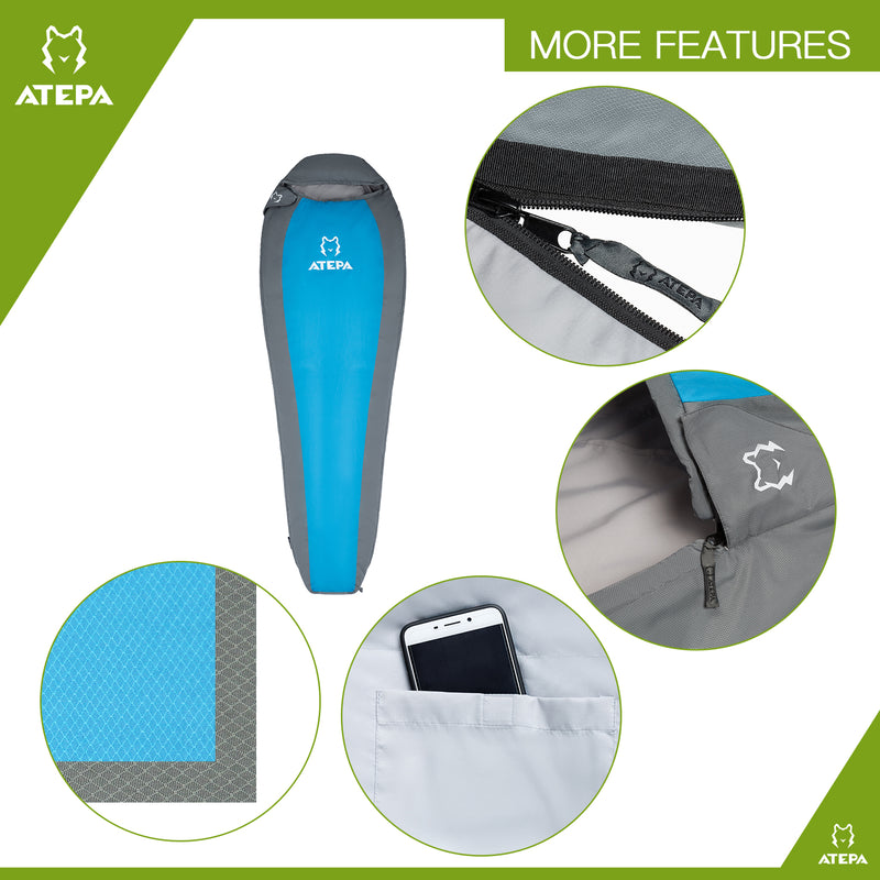 Load image into Gallery viewer, ATEPA Compact 1000 Ultra Light Sleeping Bag