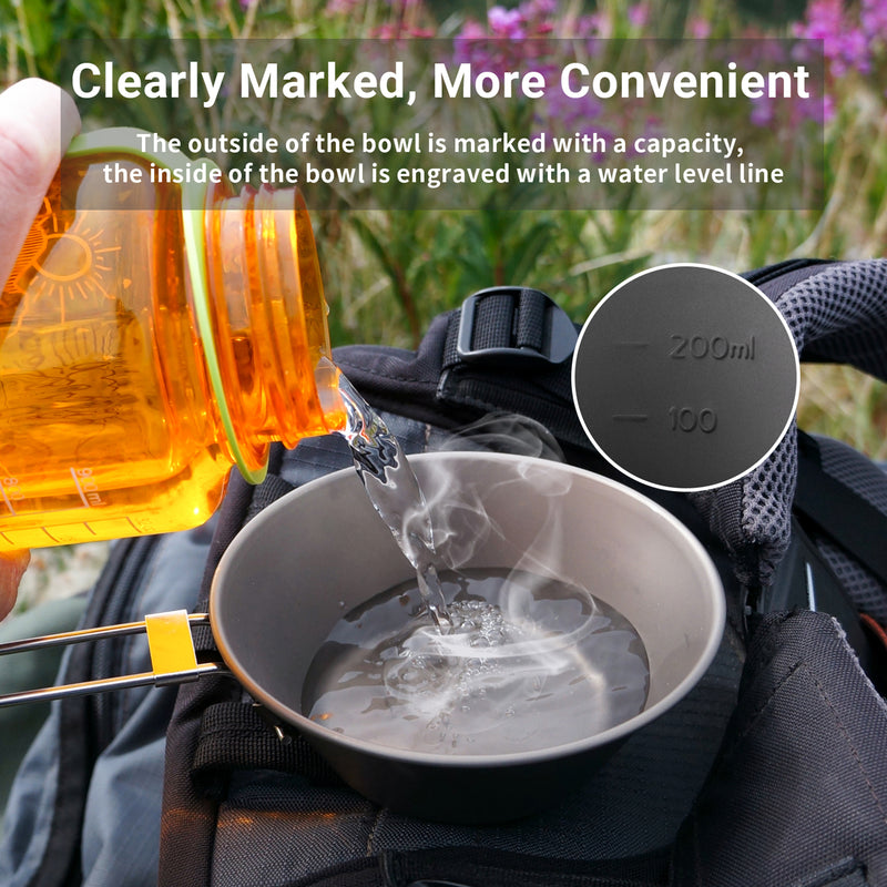 Load image into Gallery viewer, Cook'n'Escape 300ml Titanium Sierra Cup with Folding Handle