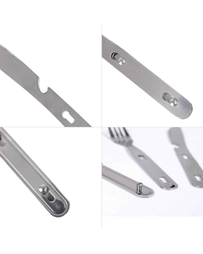 Load image into Gallery viewer, KingCamp Cutlery Set Three-Piece Knife/Fork/Spoon Set