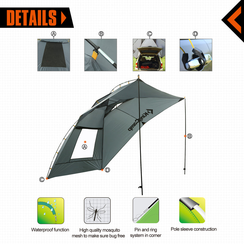 Load image into Gallery viewer, KingCamp Compass SUV Shelter
