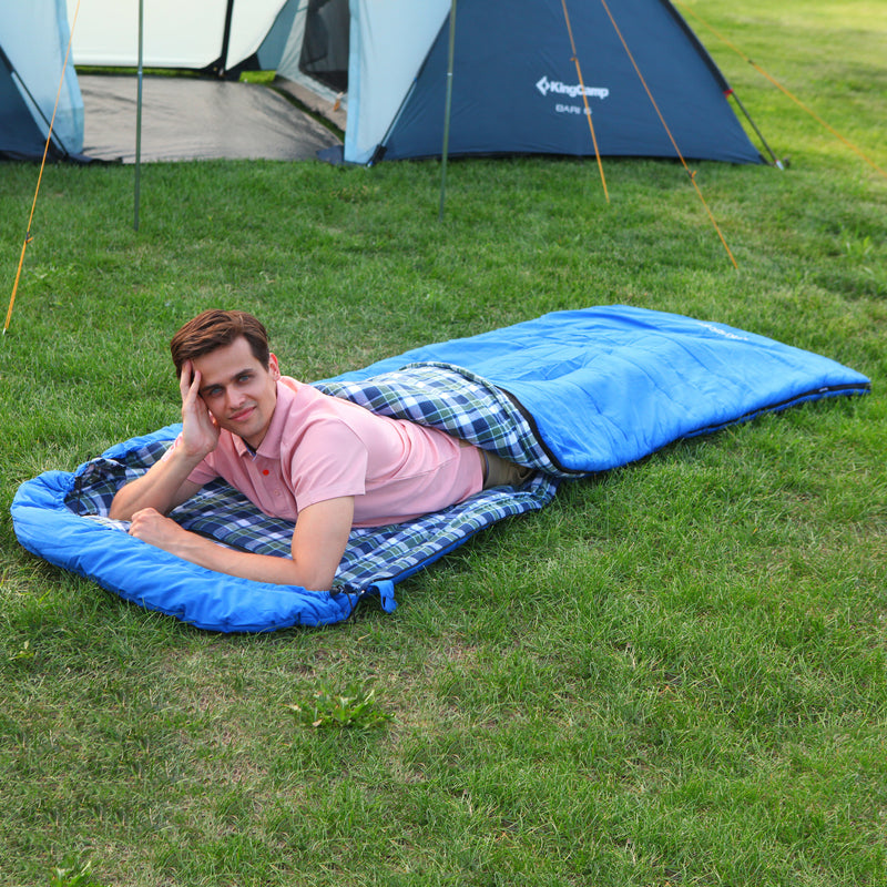 Load image into Gallery viewer, KingCamp COMFORT 280 Hooded Rectangular Sleeping Bag