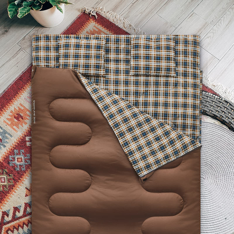 Load image into Gallery viewer, KingCamp SNOWFLAKE 300D Sleeping Bag-Envelope Double