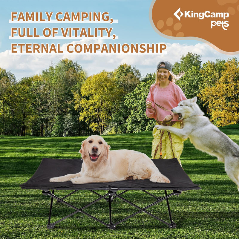 Load image into Gallery viewer, KingCamp PETS SEDUM Elevated Dog Bed with Separate Washable Sleeping Mat
