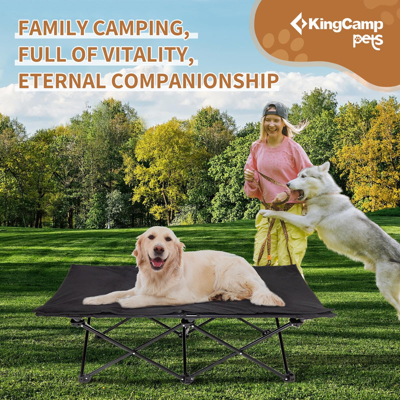 Load image into Gallery viewer, KingCamp PETS SEDUM Elevated Dog Bed with Separate Washable Sleeping Mat