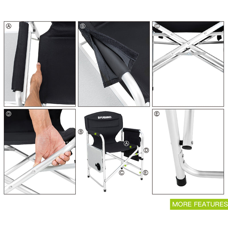 Load image into Gallery viewer, FUNDANGO Aluminum Director's Chair