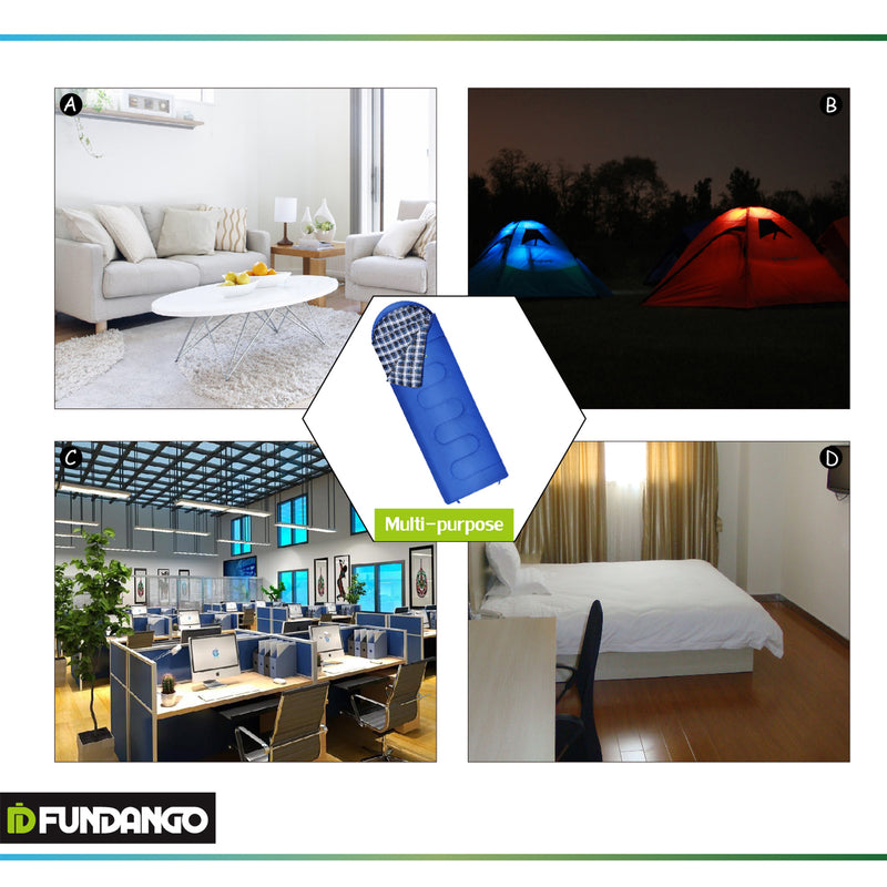 Load image into Gallery viewer, FUNDANGO ENERGY250 Sleeping Bag-Envelope With Hood