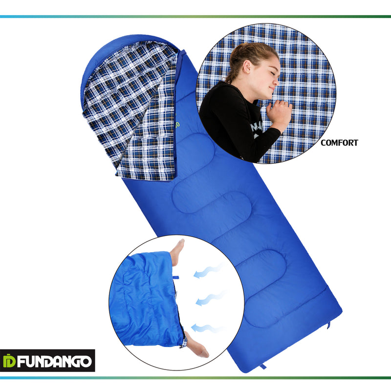 Load image into Gallery viewer, FUNDANGO ENERGY250 Sleeping Bag-Envelope With Hood