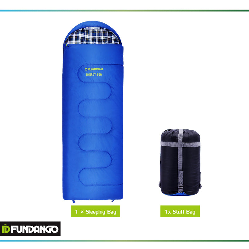 Load image into Gallery viewer, FUNDANGO ENERGY250 Sleeping Bag-Envelope With Hood