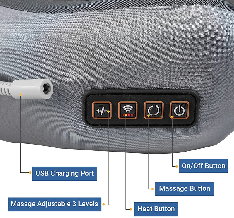 Cargue la imagen en el visor de la galería, Almohada de masaje de cuello EEZEE