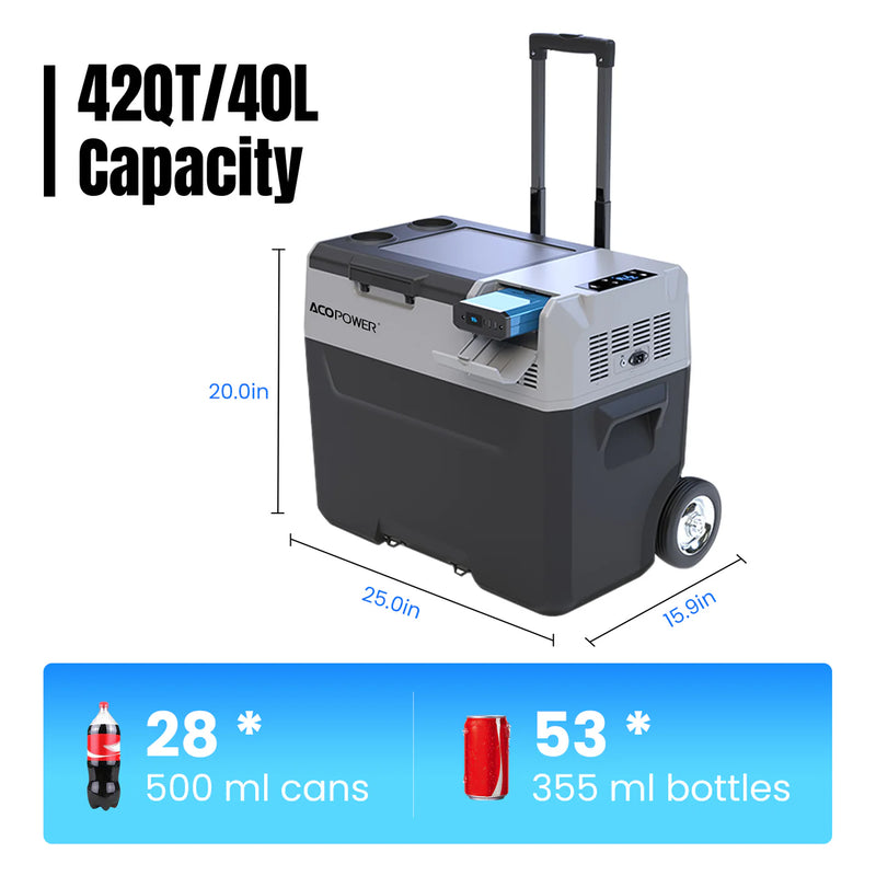 Load image into Gallery viewer, ACOPOWER LiONCooler Pro Portable Solar Fridge Freezer 30L, 40L, 50L