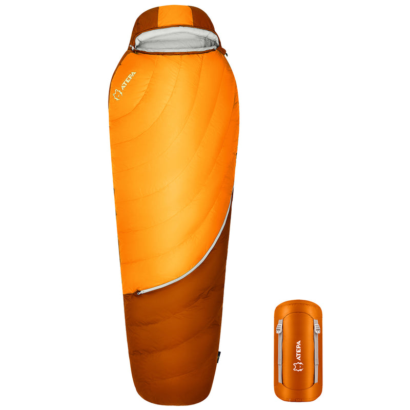 Load image into Gallery viewer, ATEPA DENALI 340L Down Sleeping Bag-Mummy Yellow