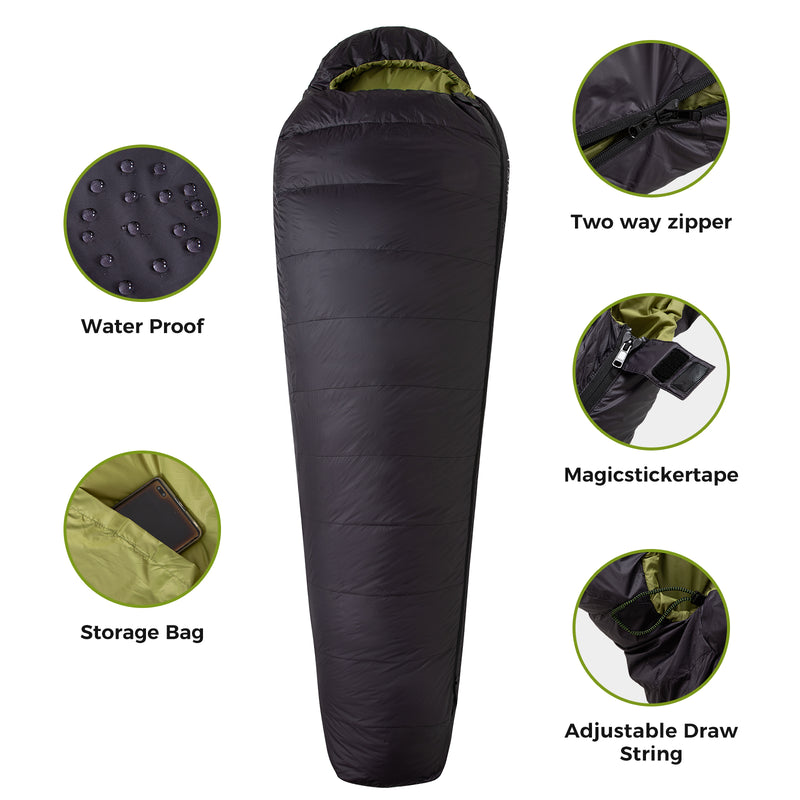 Load image into Gallery viewer, ATEPA Down Mummy Sleeping Bag