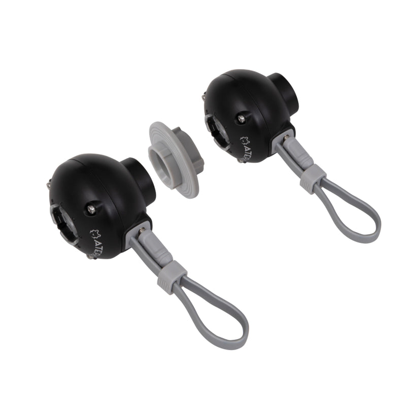 Load image into Gallery viewer, ATEPA 2-in-1 Ultra-Mini Air Pump | Only 1oz (28g) Portable Electric Pump for Inflatables, USB Powered with 7 Nozzles, Fast 300L/min for Camping Pads, Air Mattresses & Pool Floats