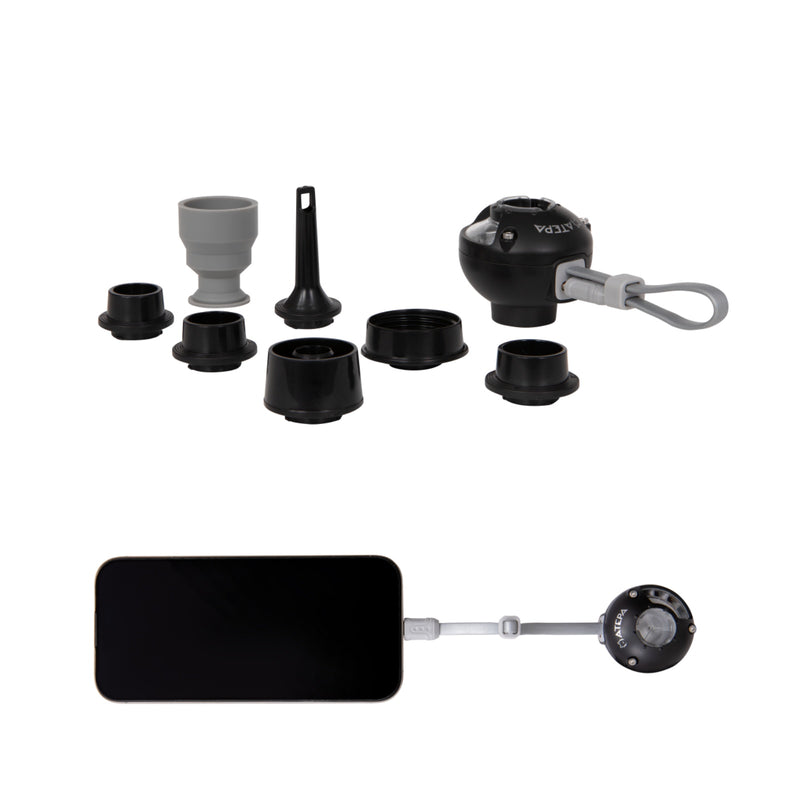 Load image into Gallery viewer, ATEPA 2-in-1 Ultra-Mini Air Pump | Only 1oz (28g) Portable Electric Pump for Inflatables, USB Powered with 7 Nozzles, Fast 300L/min for Camping Pads, Air Mattresses & Pool Floats