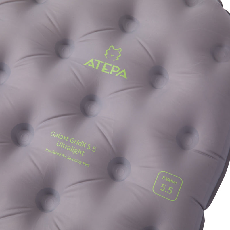 Load image into Gallery viewer, ATEPA GridX 5.5 Ultralight Insulated Sleeping Pad – R‑Value 5.5, 3‑Season to Winter Camping Mat