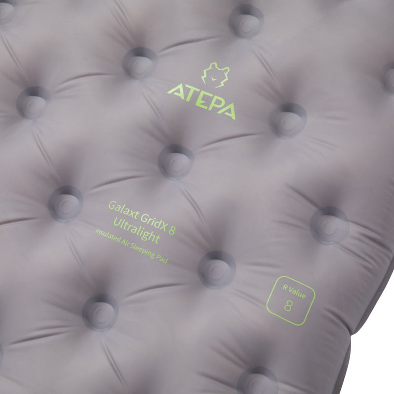 Load image into Gallery viewer, ATEPA GridX 8 Ultralight Insulated Sleeping Pad – R‑Value 8, 4‑Season Mat for Winter & Backpacking