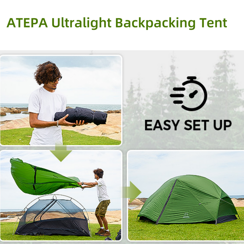 Load image into Gallery viewer, ATEPA_1-Person_Ultralight_Backpacking_Tent_at2502