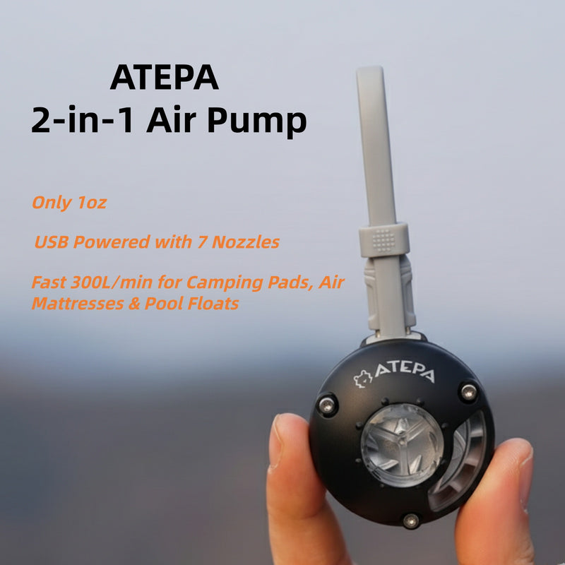 Load image into Gallery viewer, ATEPA 2-in-1 Ultra-Mini Air Pump