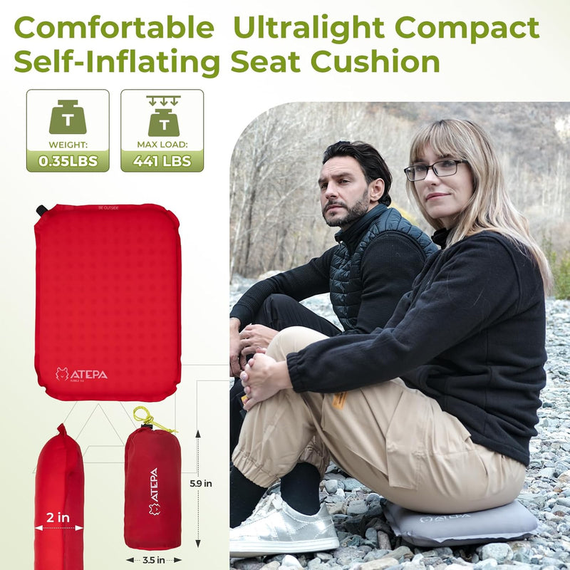 Cargue la imagen en el visor de la galería, ATEPA BUBBLE 5.0 Trail Seat Inflatable Seat Cushion AA2002