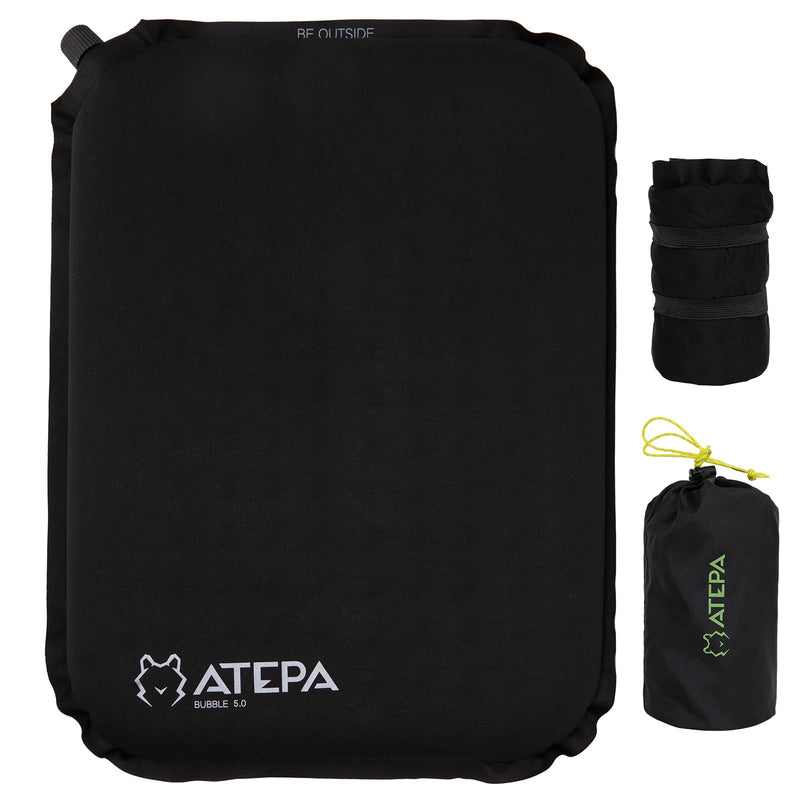 Cargue la imagen en el visor de la galería, ATEPA Inflatable Stadium Seat Cushion Lightweight Self-Inflatable Memory Foam Seat Cushion for Stadium Airplane Travel