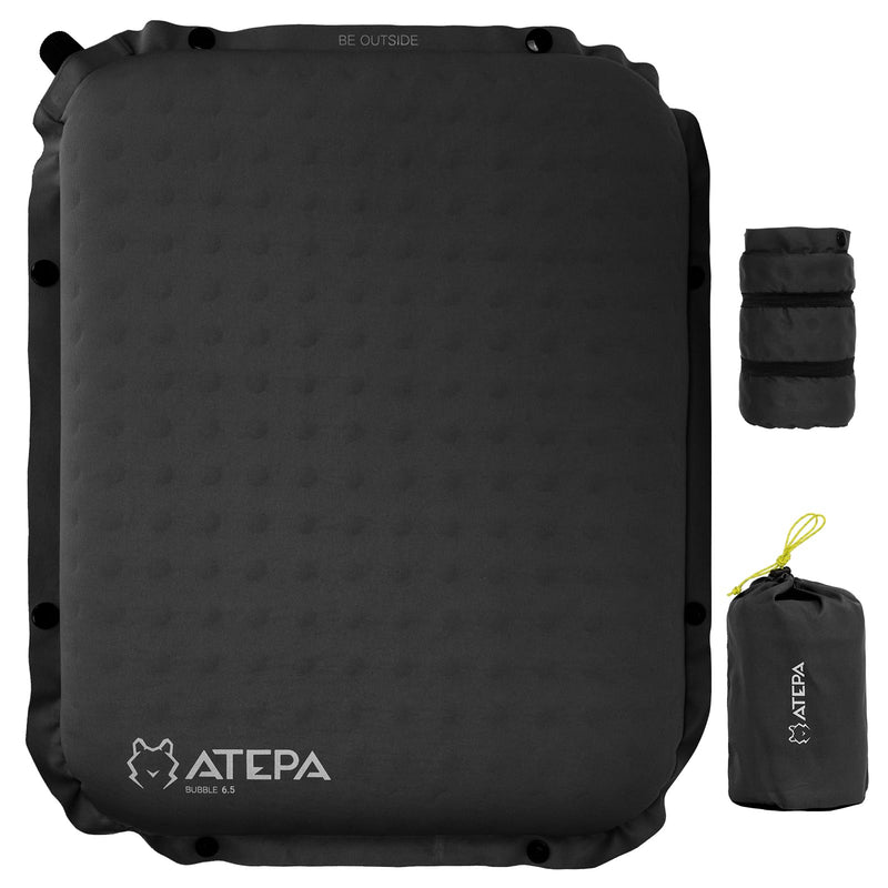 Load image into Gallery viewer, ATEPA BUBBLE 6.5 Self-Inflating Memory Foam Seat Cushion