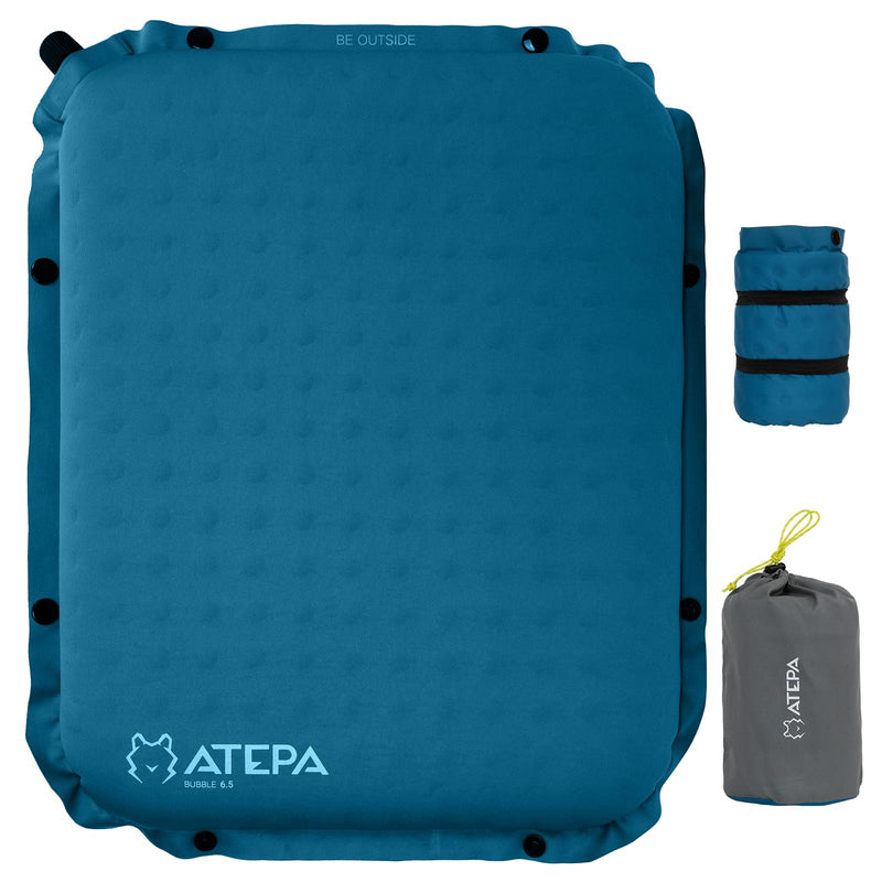 Load image into Gallery viewer, ATEPA BUBBLE 6.5 Self-Inflating Memory Foam Seat Cushion