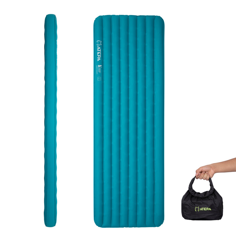 Load image into Gallery viewer, ATEPA EdgeX 5 Ultralight Sleeping Pad – R-Value 5.0, Insulated Inflatable Pad for 3-Season & Winter Backpacking