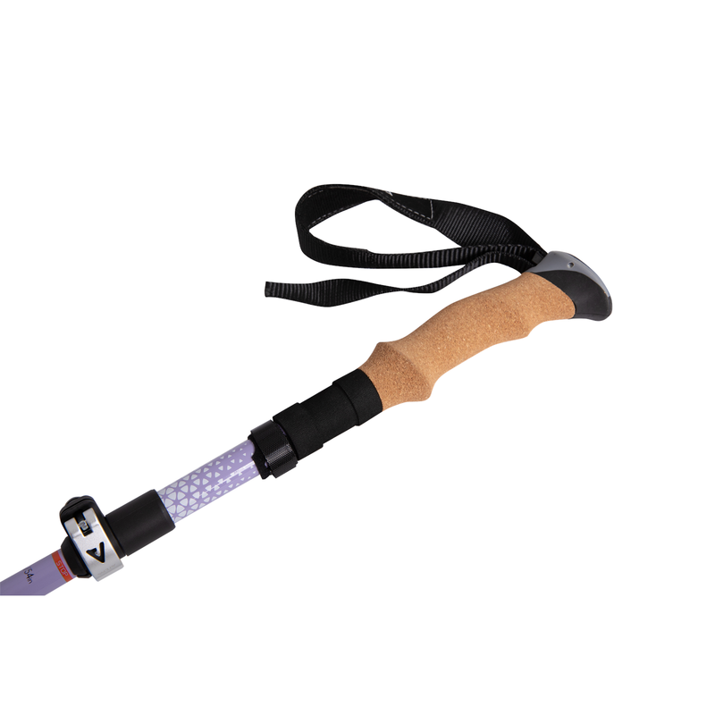 Load image into Gallery viewer, ATEPA FLYTREK Z1 Carbon Fiber Trekking Pole, 5-Section Folding Hiking Pole, 45.3-53.1" Adjustable, Cork EVA Grip, 8.1 oz