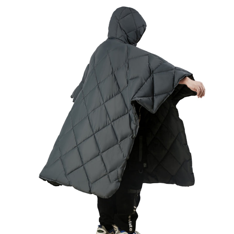 Load image into Gallery viewer, ATEPA Honcho Poncho Grey