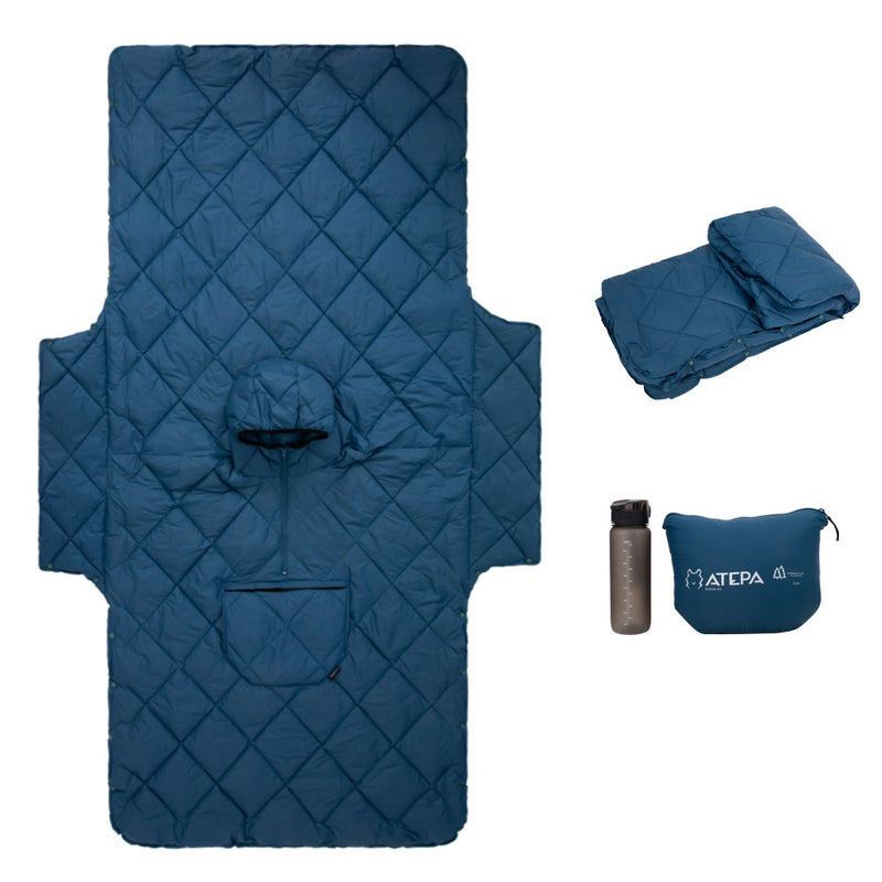 Load image into Gallery viewer, ATEPA Honcho Poncho Blue