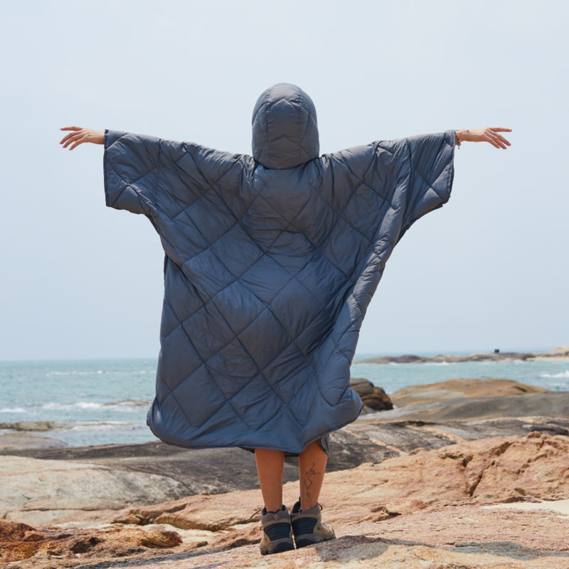 Load image into Gallery viewer, ATEPA Honcho Poncho Grey