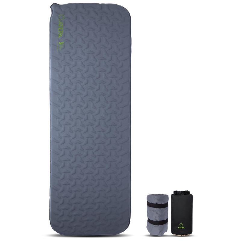 Load image into Gallery viewer, ATEPA HybridLoft 3 Ultralight Self‑Inflating Sleeping Pad – 4‑Side Compression, 3‑Season Compact Mat