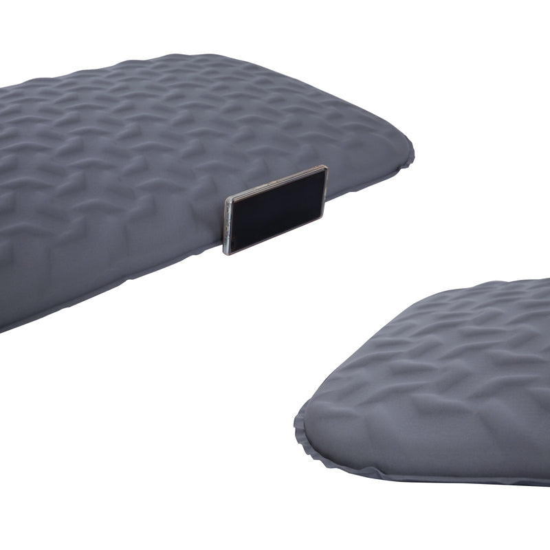 Load image into Gallery viewer, ATEPA HybridLoft 3 Ultralight Self‑Inflating Sleeping Pad Grey – 4‑Side Compression, 3‑Season Compact Mat