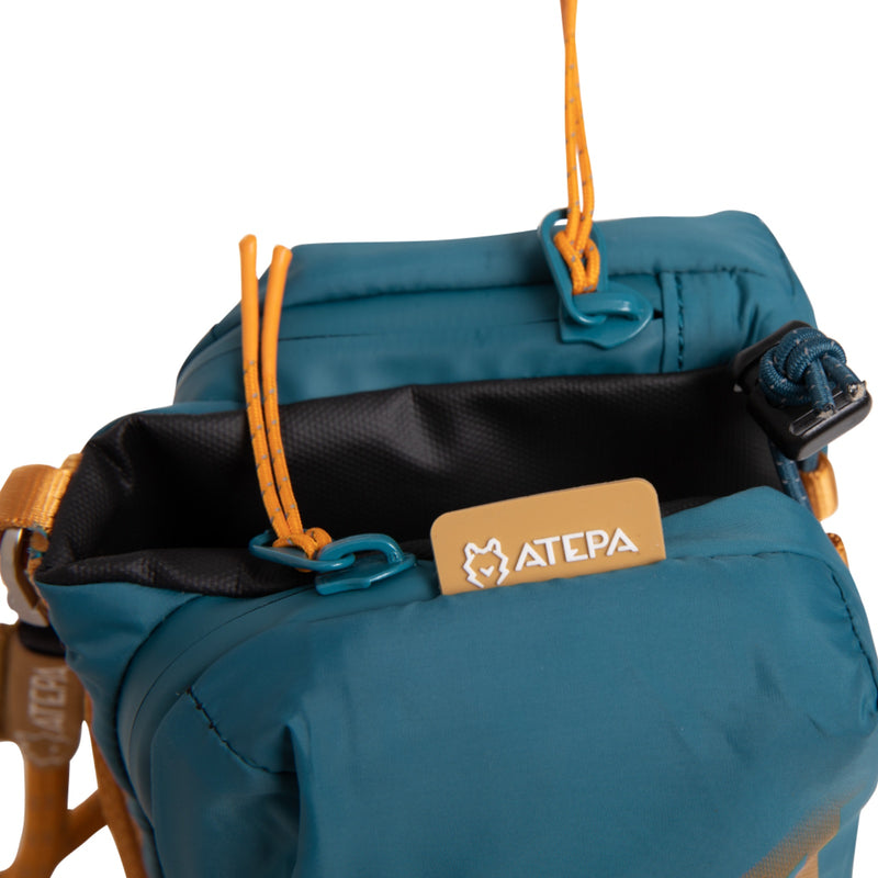 Load image into Gallery viewer, ATEPA Mini Trail Sling Bag, Unisex Lightweight Crossbody Pouch with Rope Strap, Dual Compartments & Bungee Storage