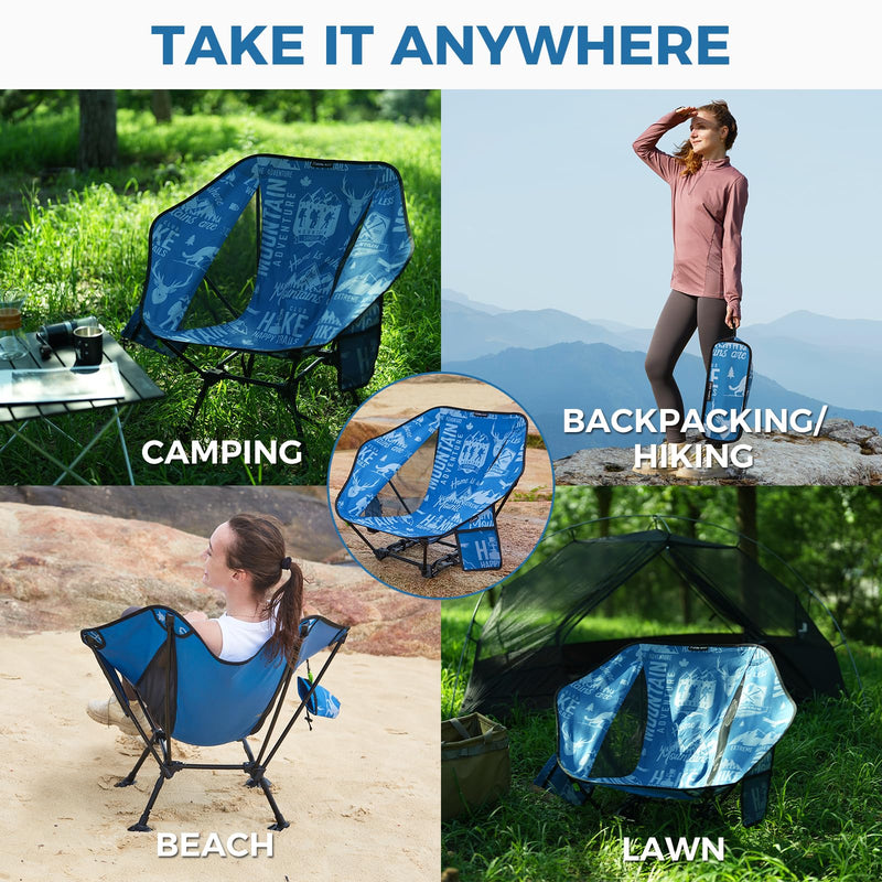 Load image into Gallery viewer, ATEPA UFO P30 Ultralight Camping Chair for Camping Backpacking Hiking Beach and Lawn