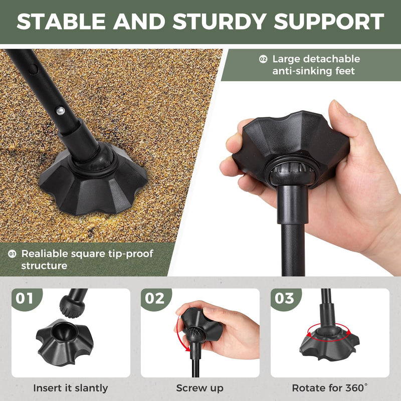 Load image into Gallery viewer, ATEPA UFO P30 Ultralight Camping Chair with Large Detachable Anti-Snking Feet