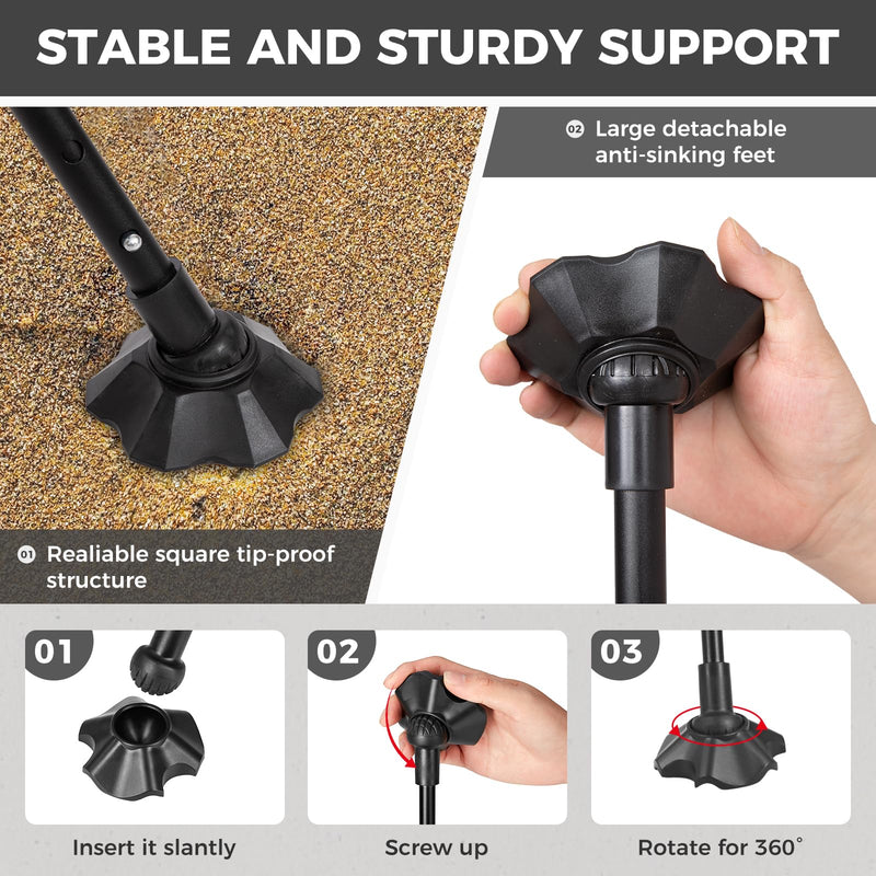 Load image into Gallery viewer, ATEPA Ultralight Backpacking Chair - 440lb Capacity, Compact Folding Camp Chair with Side Pocket for Hiking, Camping, Festivals & Outdoor Concerts