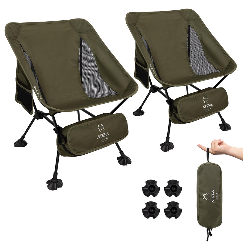 Load image into Gallery viewer, ATEPA Ultralight Square Tall Camping Chair