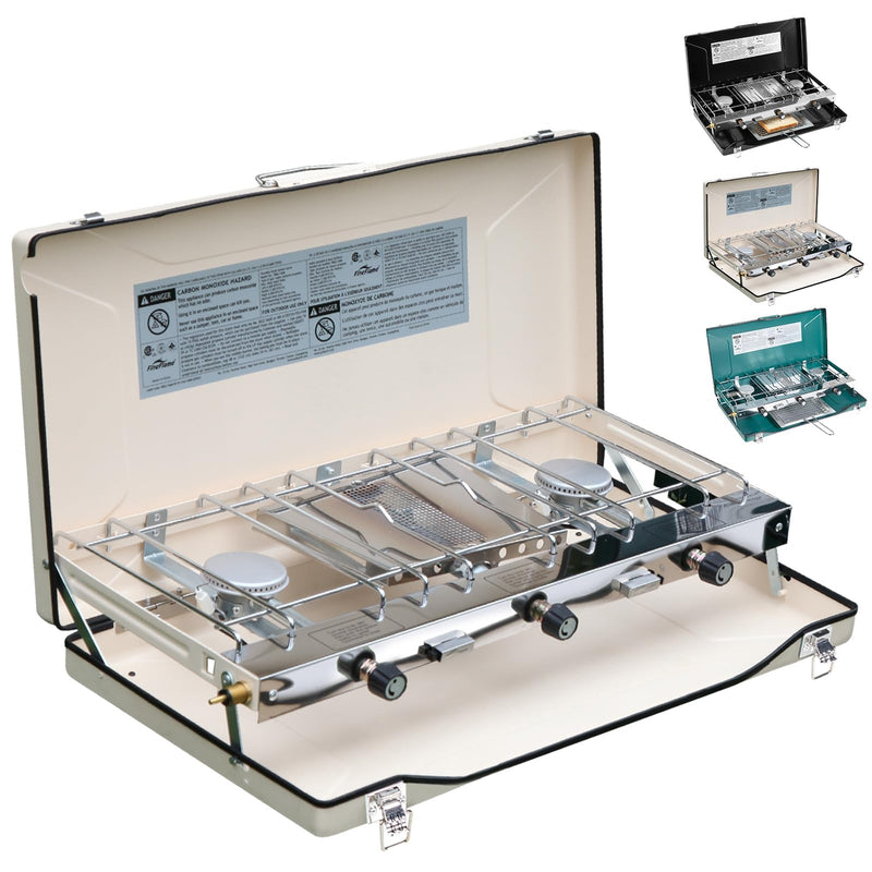 Load image into Gallery viewer, FINEFLAME Portable 3-Burner Camping Stove