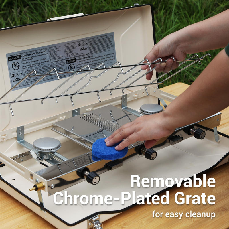 Load image into Gallery viewer, FINEFLAME Portable 3-Burner Camping Stove