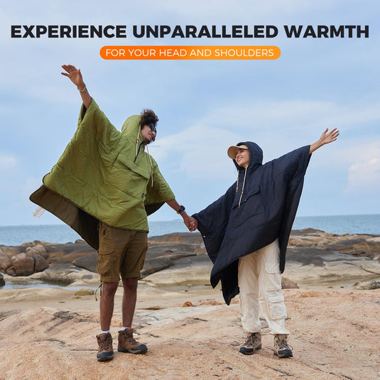 KingCamp Camping Wearable Blanket Poncho