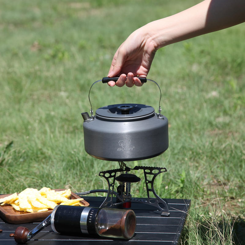 Load image into Gallery viewer, BULIN Hard Anodized Aluminum Camping Kettle 1.6L and 2.2L