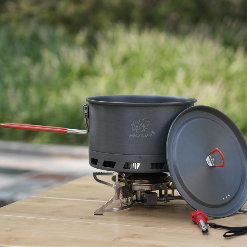 Load image into Gallery viewer, BULIN Burner Camping Gas Stove & Jure Large Camping Pot
