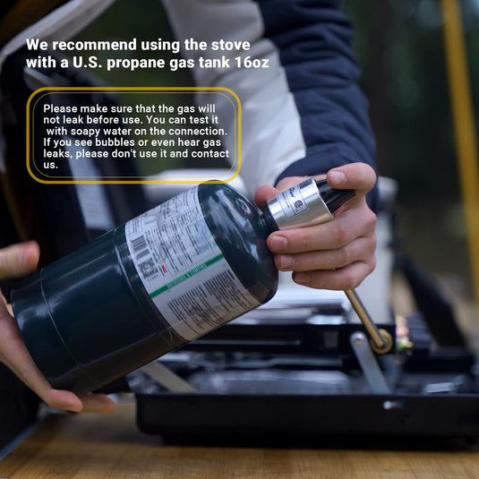 FINEFLAME Portable 3-Burner Camping Stove