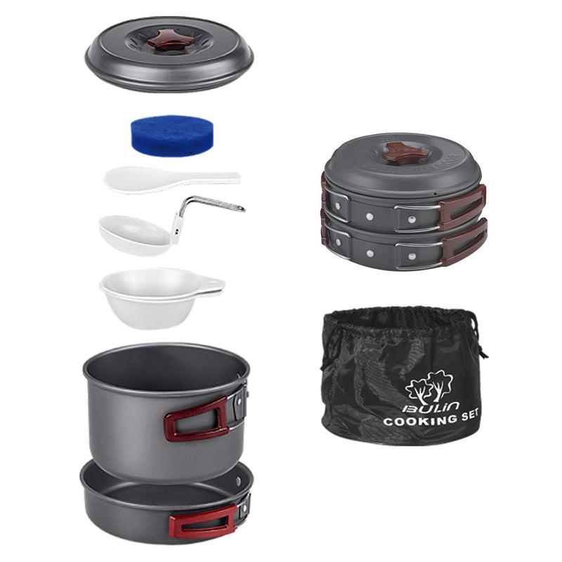 Laden Sie das Bild in Galerie -Viewer, BULIN Camping Cookware Mastering the Outdoors with Premium Camping Cookware