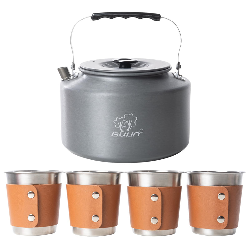 Load image into Gallery viewer, BULIN Camping Kettle Set with 4 Cups